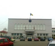 Steagul Ucrainei pe Primăria din Cernavodă