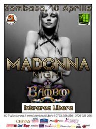Sambata, 10 aprilie, Clubul Bamboo organizeaza o revolutionara seara in stilul Madonnei, Regina Muzicii Pop!