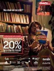 Nu mai ai ce citi? La Diverta, între 20 august şi 31 octombrie, Dai carte, ai parte!