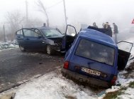 Accidente în lanţ (video)