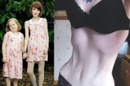 O mama anorexica cantareste mai putin decat fiica ei