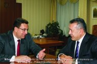 Intalnirea domnului Mihai Daraban, Presedintele Camerei de Comert, Industrie, Navigatie si Agricultura Constanta cu domnul Marian Lupu, Presedintele interimar al Republicii Moldova 