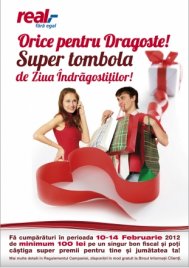 De Ziua Sfântului Valentin 70 000 de felicitări şi multe surprize dulci pentru îndrăgostiţi, de la real