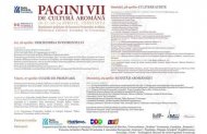 Radio Constanta prezinta evenimentul PAGINI VII DE CULTURA AROMANA