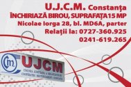 U.J.C.M. Constanţa închiriază birouri cu finisaje de lux 