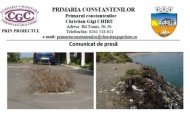 Primaria Mangalia - Comunicat III
