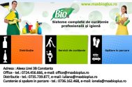 Maximum Bio Plus - Sisteme complete de curatenie profesionala si igiena