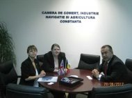 Domnul Presedinte Mihai Daraban a primit vizita E.S. doamna Esther Blythe, Sef Adjunct al Misiunii britanice in Romania