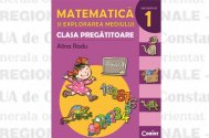 MATEMATICA SI EXPLORAREA MEDIULUI - CLASA PREGATITOARE. SEMESTRUL 1 - Alina Radu