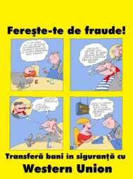 Western Union le recomandă consumatorilor să fie precauţi când răspund unor oferte de muncă pe internet 