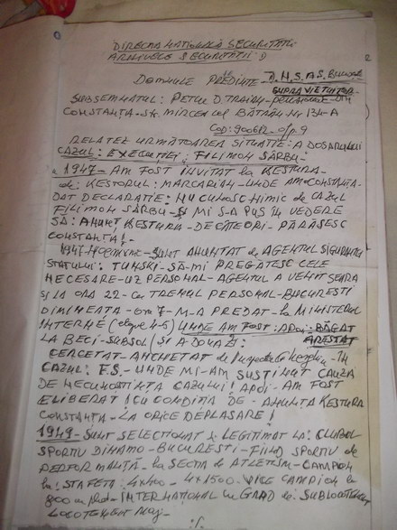 acuzat ca l a turnat pe filimon sarbu calvarul unui sportiv constantean anchetat in beciurile securitatii acuzat ca l a turnat pe filimon sarbu calvarul unui sportiv constantean anchetat in beciurile securitatii