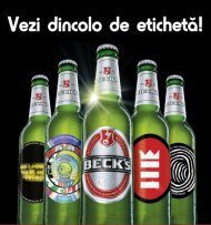 Mai puţine etichete. Mai multă artă Beck\'s lansează seria limitată de etichete de artă