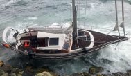 Iaht eşuat Accident naval în Portul Tomis (galerie foto)     