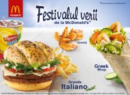 Festivalul verii de la McDonald’s