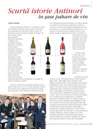 vinul.ro  Scurtã istorie Antinori în șase pahare de vin