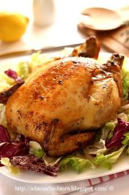 Rețete ideale pentru masa de Revelion  Pui umplut cu lămâie