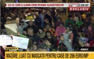Sute de persoane au ieșit în stradă pentru Radu Mazăre     