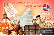 LA GRADE BRIOCHE, A la Francaise Imaginea sănătoasă a bunului gust     