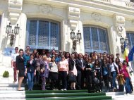 Studenţii şagunişti din Constanţa, în excursie de studiu la Palatul Parlamentului şi la Palatul Cotroceni