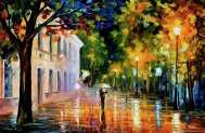 Pictura zilei „Foggy Morning” de Leonid Afremov