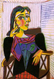 Pictura zilei „Portrait of Dora Maar Seated” (1937) de Pablo Picasso