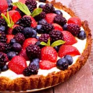 Ecuisine.ro Tartă cu vanilie și fructe