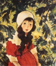 Pictura zilei „Fetiţa pădurarului” de Nicolae Tonitza