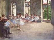 Pictura zilei „Ballet Rehearsal” de Edgar Degas