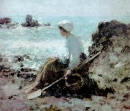 Pictura zilei „Pescăriţă la Granville” de Nicolae Grigorescu