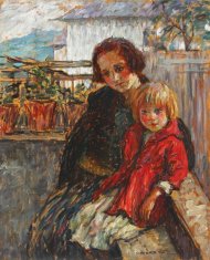 Pictura zilei „Alături de mama” de Samuel Mützner