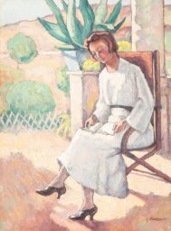 Pictura zilei „Pe terasă” de Camil Ressu 