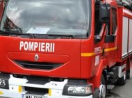 UPDATE Un taxi a luat foc pe bulevardul Tomis. În zonă se circulă cu dificultate    