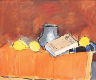 Pictura zilei „Natură statică cu pere, vas şi cărţi” de Alexandru Ciucurencu