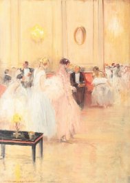 Pictura zilei „Bal mascat” de Emilian Lăzărescu