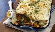 Ecuisine.ro   Lasagna cu ciuperci, spanac si dovleac