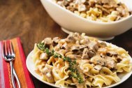 ecuisine.ro Paste fusilli cu sos de ciuperci