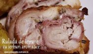 preparate-culinare.ro Rulada de iepure cu ierburi aromatice