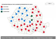 Cum au votat românii Transilvania şi Banatul, cu Iohannis. Muntenia, Moldova şi Dobrogea, cu Ponta