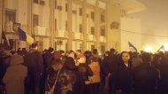 Proteste la Constanţa, în faţa Prefecturii 