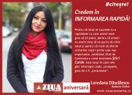 #citeşte Credem în INFORMAREA RAPIDĂ!  