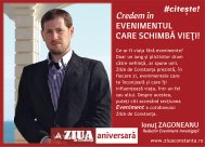 #citeşte! Credem în EVENIMENTUL CARE SCHIMBĂ VIEŢI!