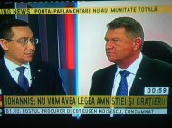 A doua dezbatere electorală Iohannis vs. Ponta Atacuri pe temele plagiatului şi incompatibilităţii