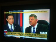 Iohannis către Ponta „Vă plac fițuicile! Aveți o fixație, domnule Ponta!“