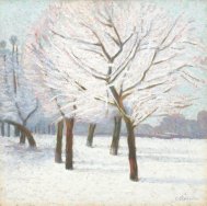 Pictura zilei „Zi de iarnă” de Camil Ressu