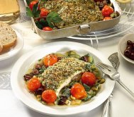 ecuisine.ro Felul principal pentru masa de Revelion 2015 - pește în crustă crocantă 