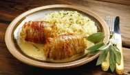 Ecuisine.ro Rulouri de viţel cu sos de brânză
