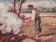 Pictura zilei „Curăţenia de primăvară” de Camil Ressu