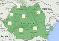 Cer senin şi vreme în uşoară încălzire, la noapte, în Dobrogea