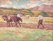 Pictura zilei „Dimineaţa la arat” de Camil Ressu