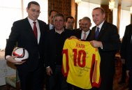 Hagi i-a făcut un cadou-surpriză preşedintelui Turciei